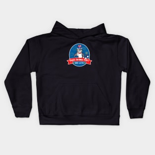 F-14 Tomcat - Happy Birthday Baby - July 4, 1776 - Clean Style Kids Hoodie